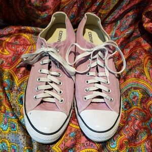 Converse Light Pink Sneakers Women's Size 12 Men's Size 10 Shoes Chucks Low Top